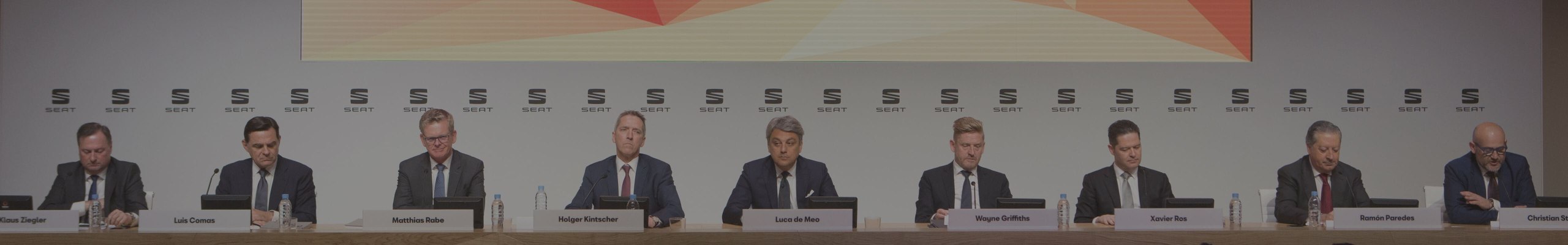 A year of records for SEAT - SEAT commitee of Directors. President and CEO Luca de Meo at SEAT Annual media conference 2018