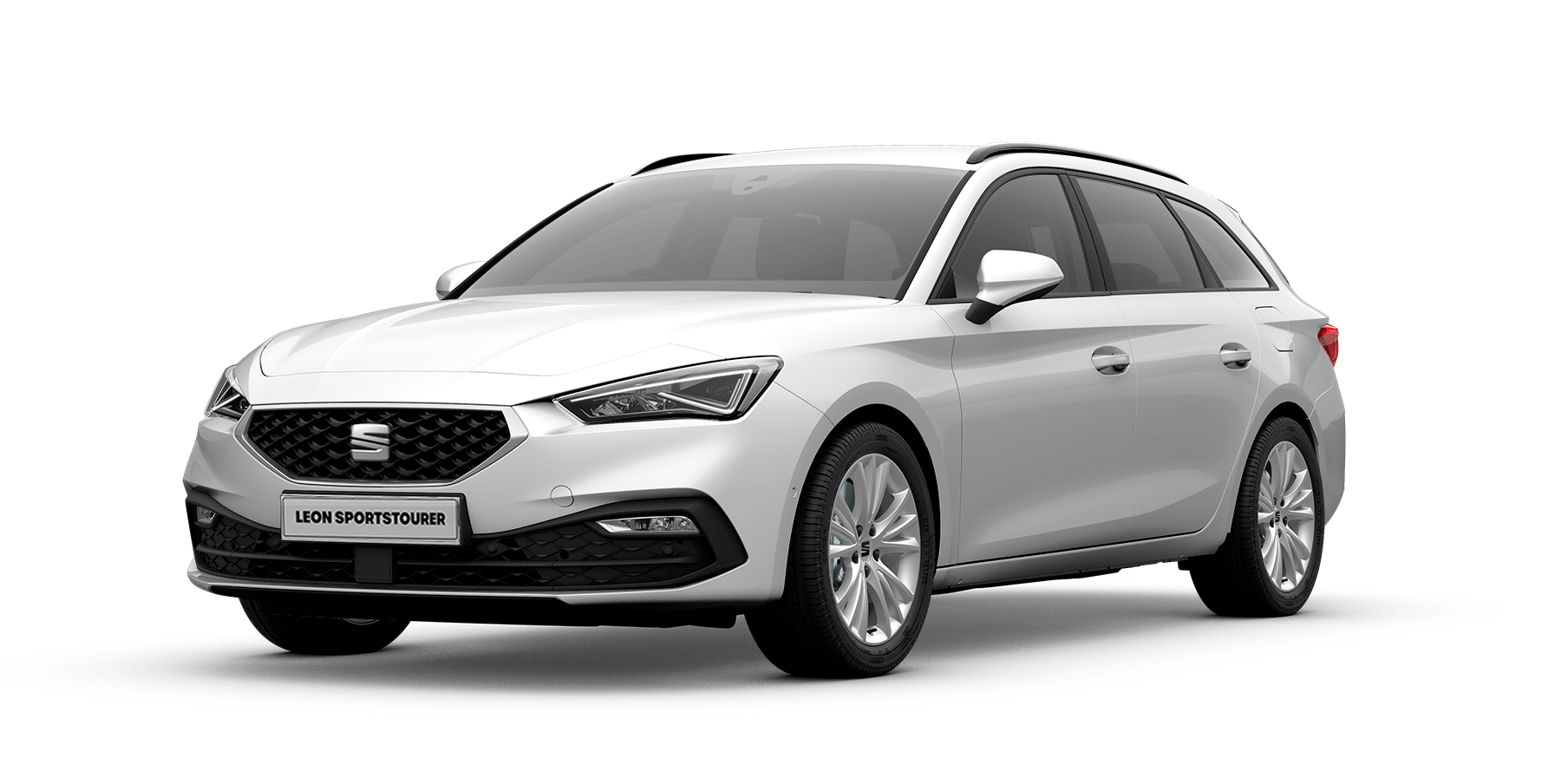 seat leon sportstourer se trim nevada white colour with dynamic alloy wheels