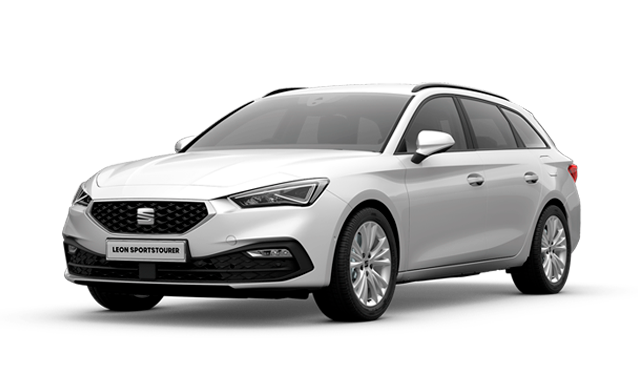 seat leon sportstourer se trim nevada white colour with dynamic alloy wheels