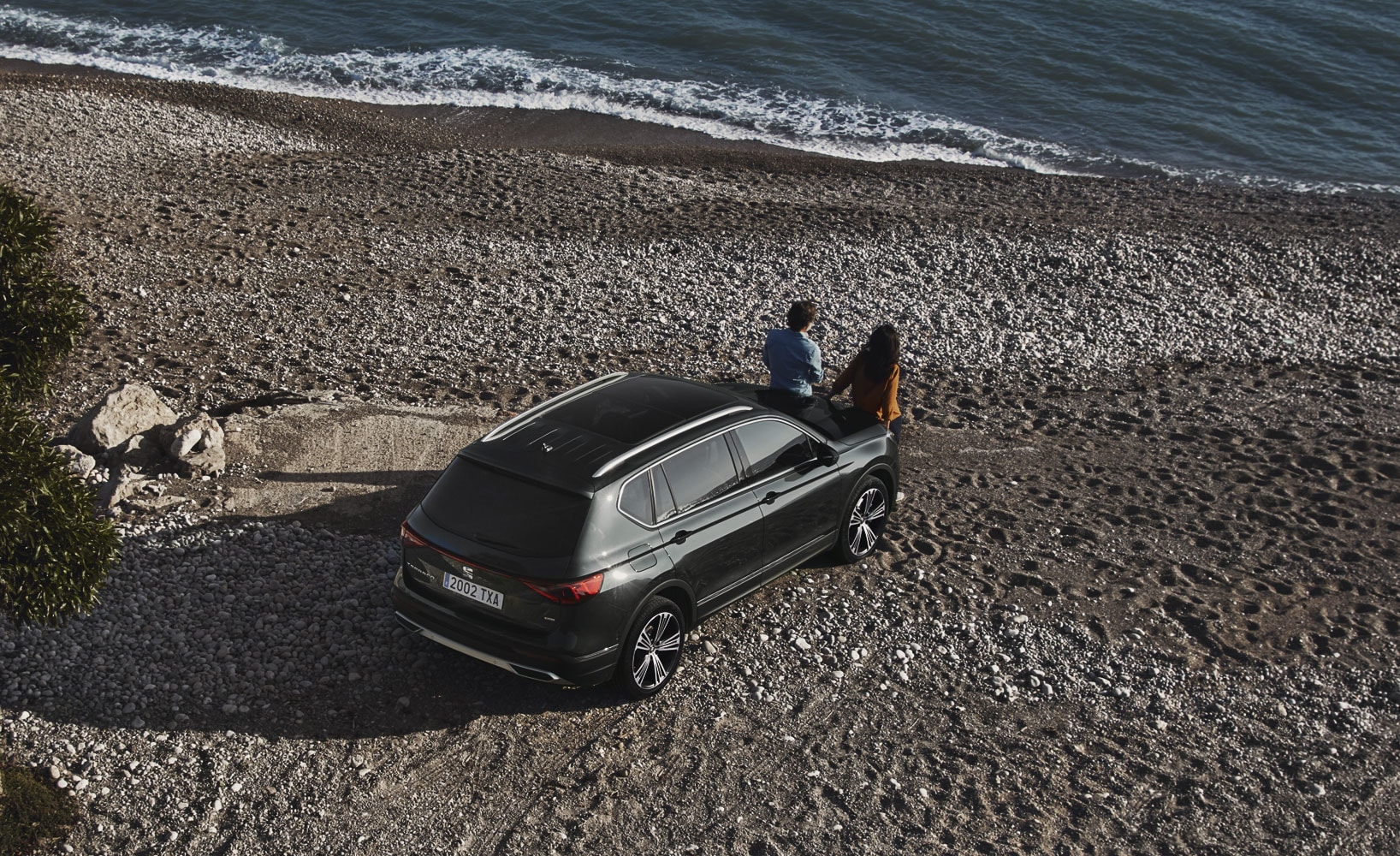 SEAT Tarraco 2021 SUV in dark camouflage colour