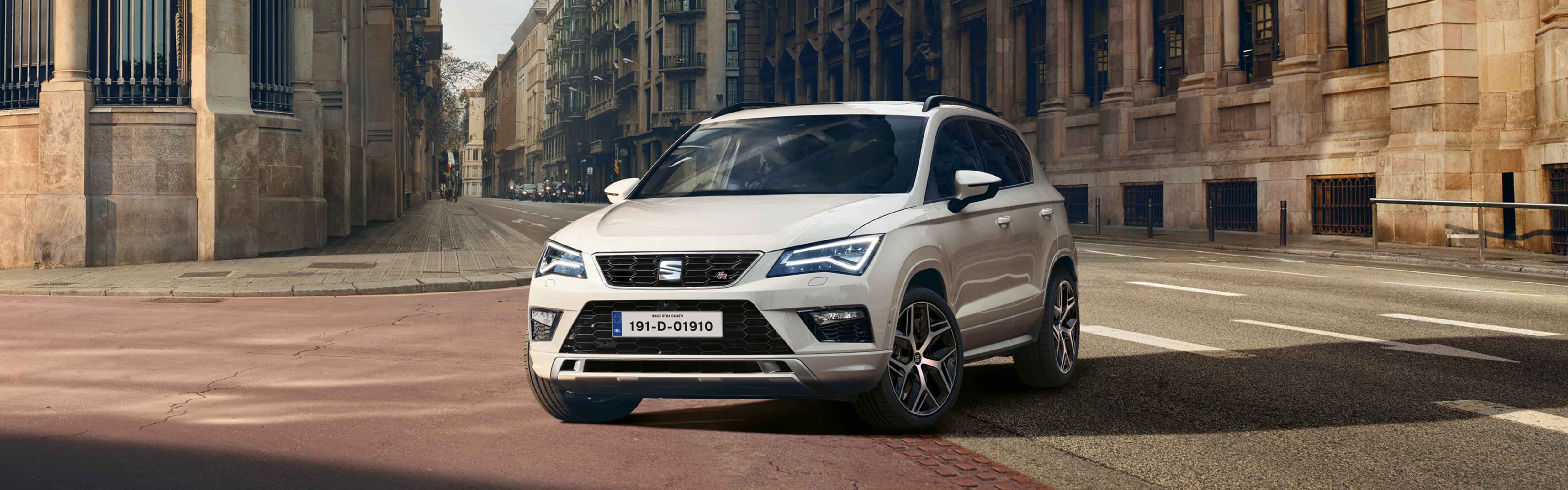 Used SEAT Ateca 2019 SUV in white colour