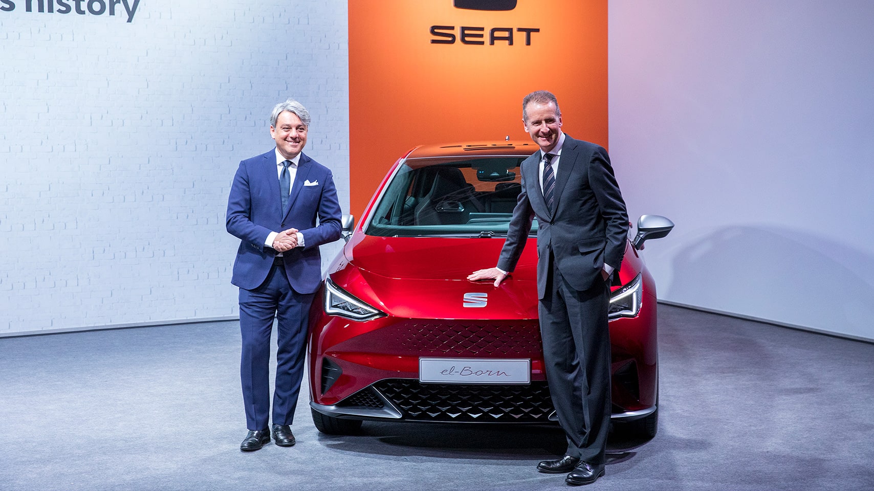 SEAT Committee Annual Media Conference with cars elBorn