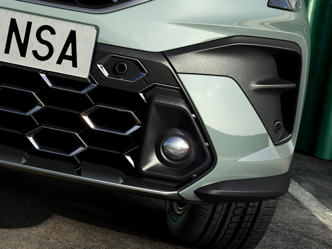 SEAT Arona close-up shot of one of its foglamps SEAT Arona close-up shot of one of its foglamps