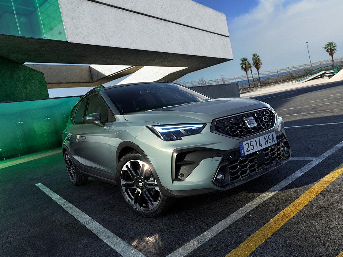 Timeless SEAT Arona design parked outdoors in a parking space