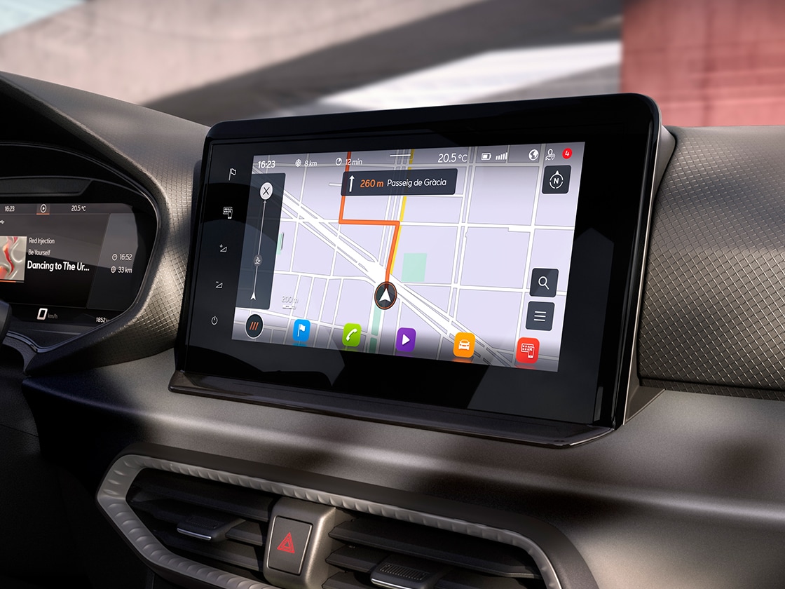 Seat ibiza touchscreen view  Seat ibiza touchscreen view