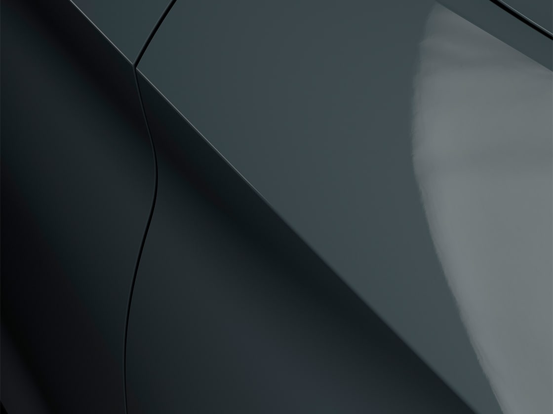 Seat leon sportstourer se in fiord blue with a soft finish, close up of car body.