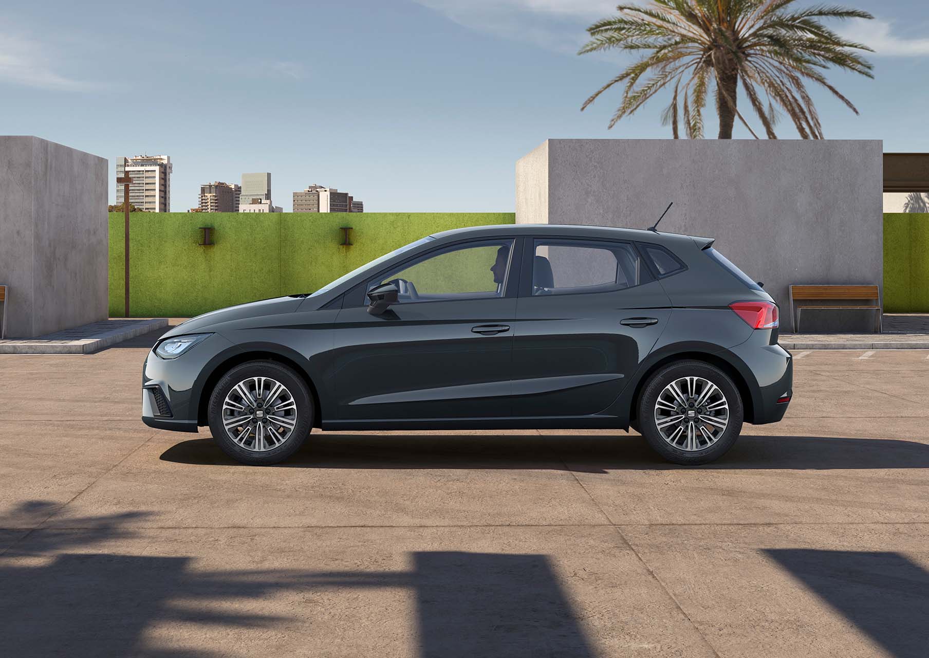 seat ibiza style parked profile view