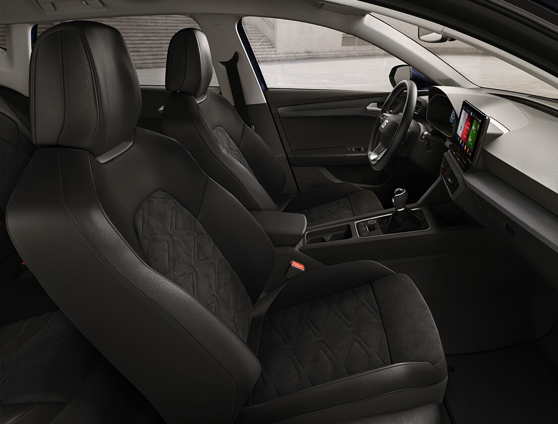 interior view of seat´s high quality seats