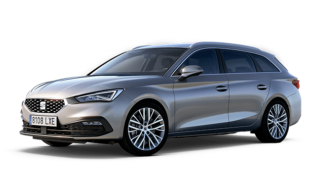 seat leon sportstourer xcellence trim urban silver colour with machined alloy wheels