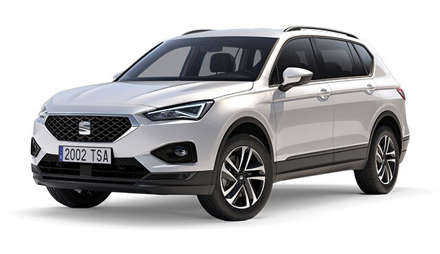 SEAT Tarraco SE plus with 18” Black Alloy Wheels