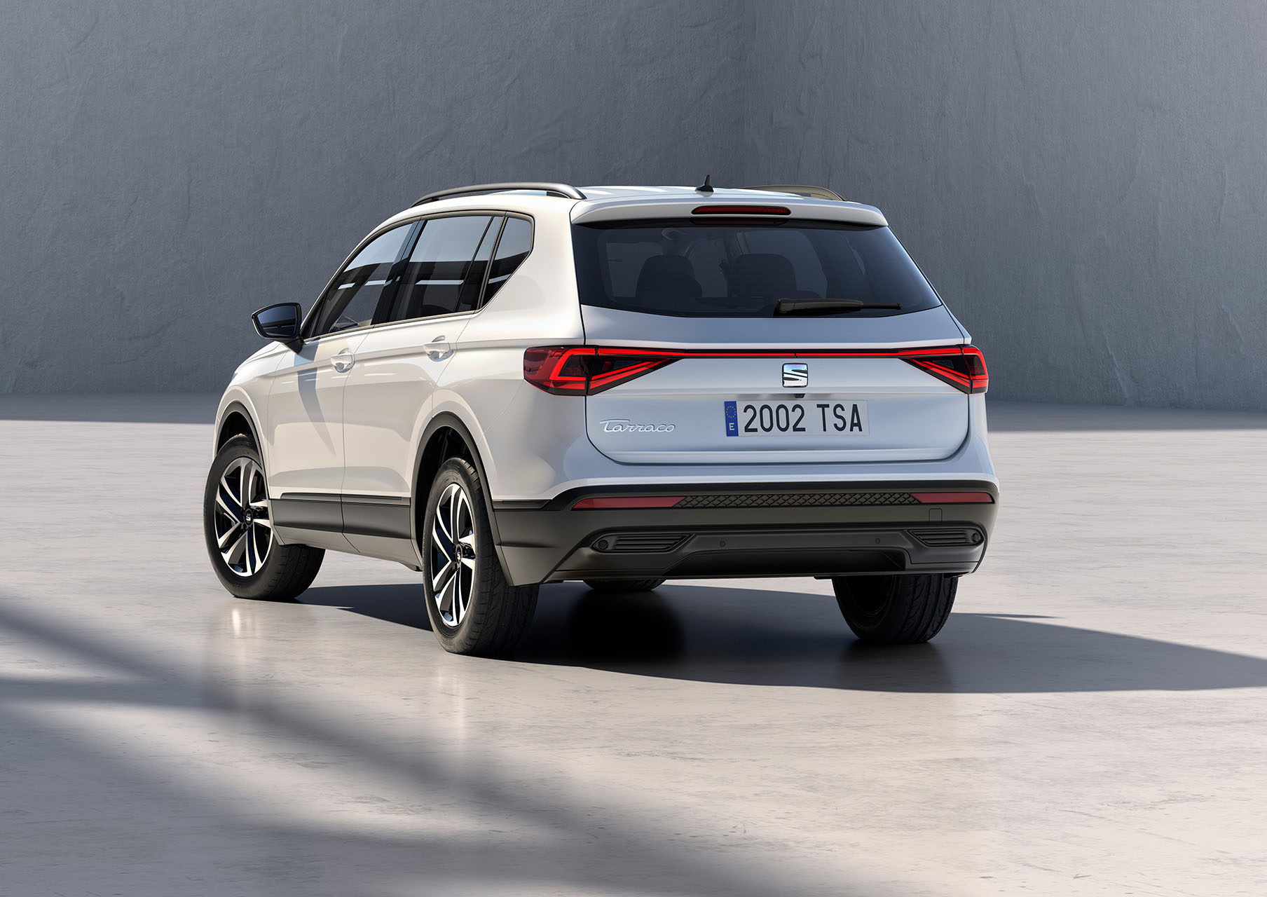 Rear view of the SEAT Tarraco  