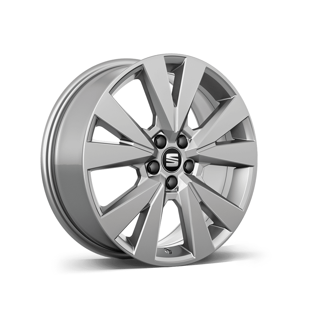 Seat Arona Dynamic 17 inch 26-1 Brilliant Silver alloy wheels