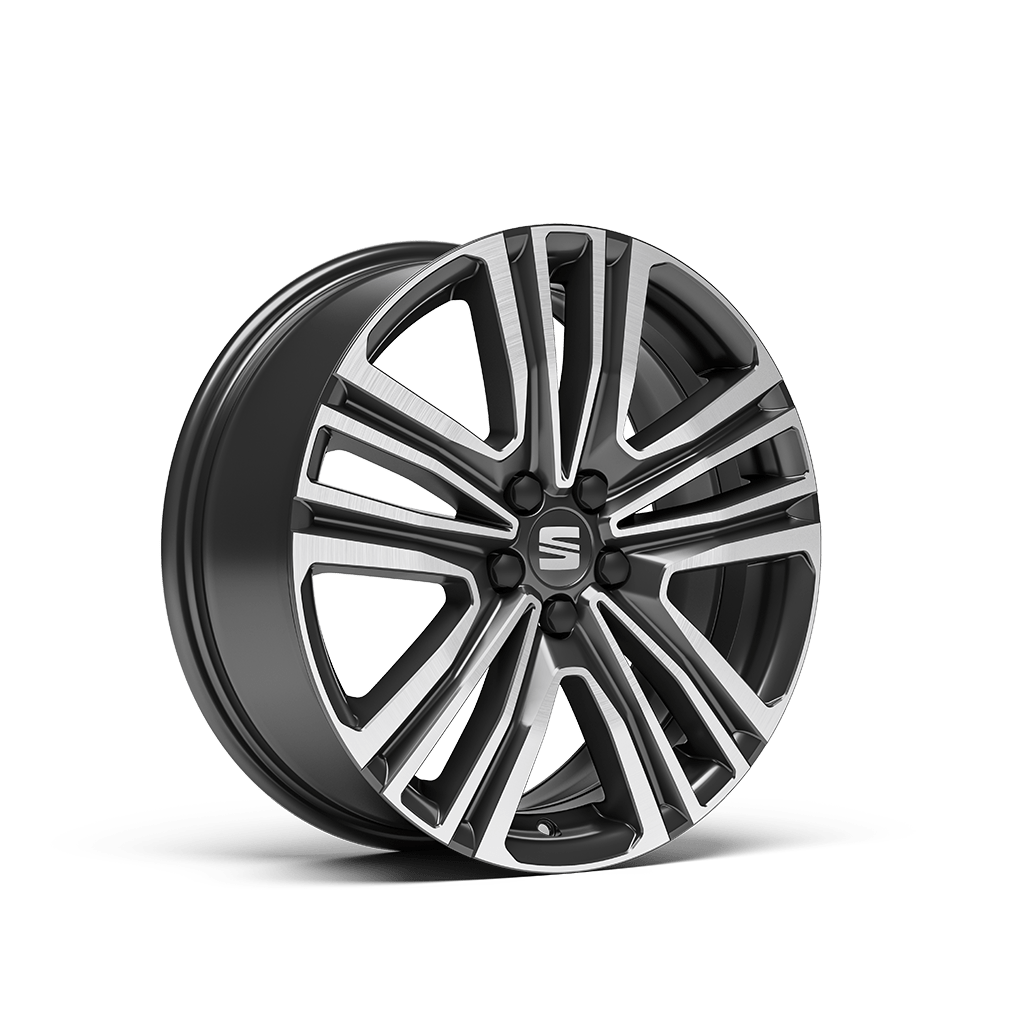 SEAT Arona Dynamic 17" Nuclear Grey Machined 