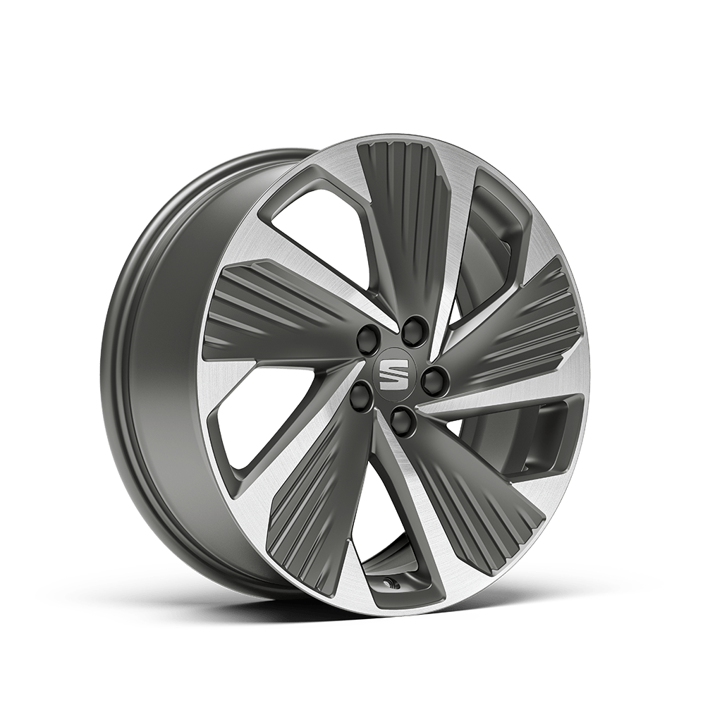 SEAT Arona Performance 18” Cosmo Grey Matte Machined 