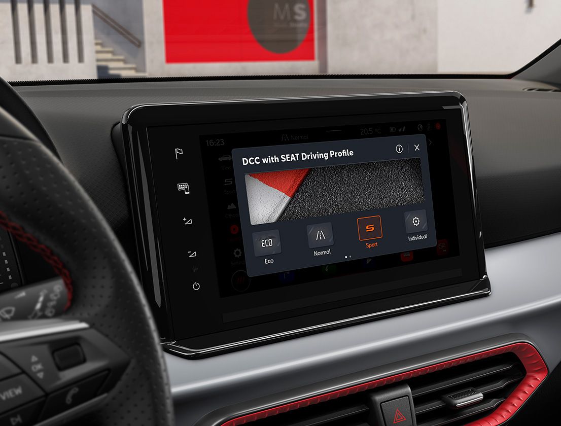 seat ibiza drive profile dashboard