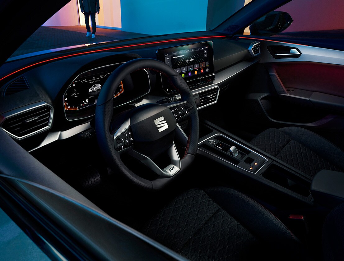 SEAT Leon interior led ambient lighting