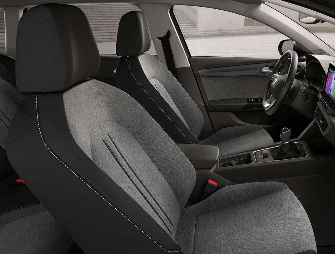interior view of seat´s high quality seats